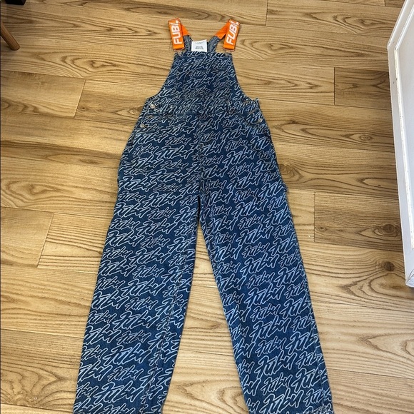 Forever 21 x Fubu Denim Overall with Fubu logo - Picture 2 of 6